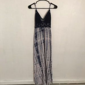 Long Blue Maxi Dress